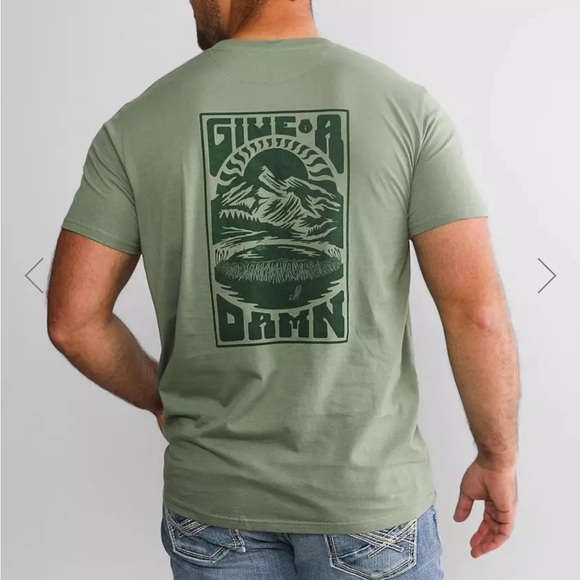 TENTREE GIVE A DAMN COTTON TSHIRT - Picture 1 of 4